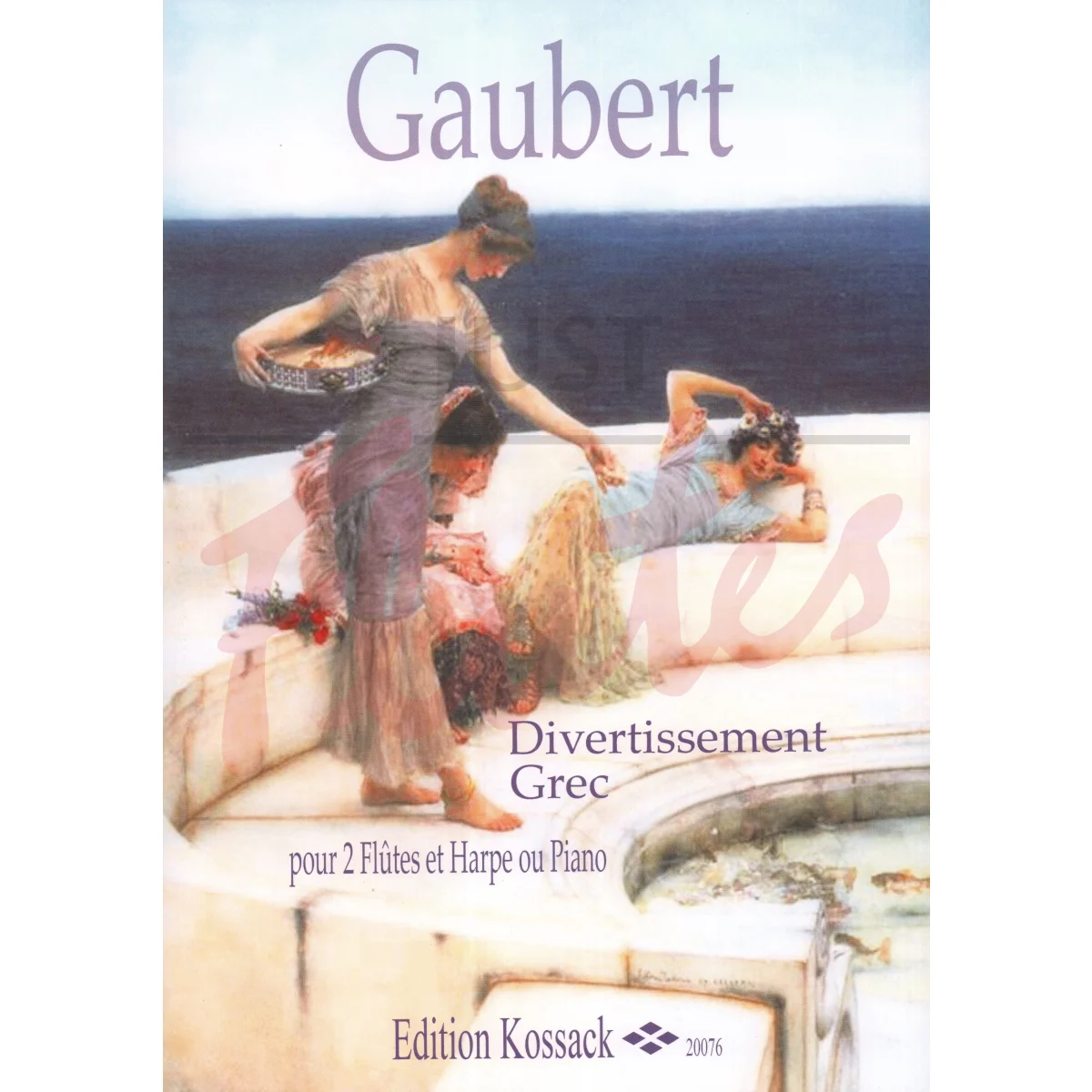 Divertissement Grec for Two Flutes and Harp or Piano