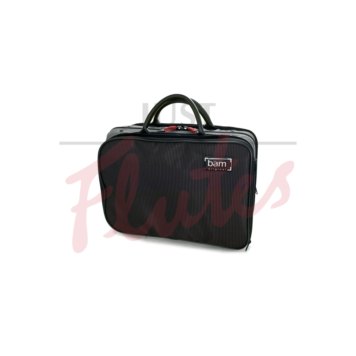 BAM 3028TH Double Traveller Case, Black and Silver