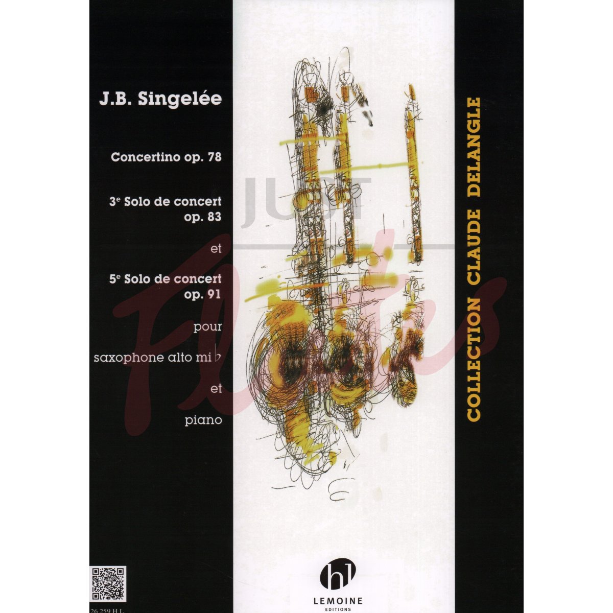 Concertino Op.78/3rd Solo de Concert Op.83/5th Solo de Concert Op.91 for Alto Saxophone and Piano