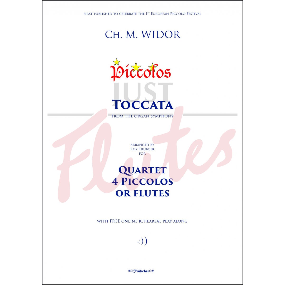 Toccata from the Organ Symphony for Four Piccolos or Flutes