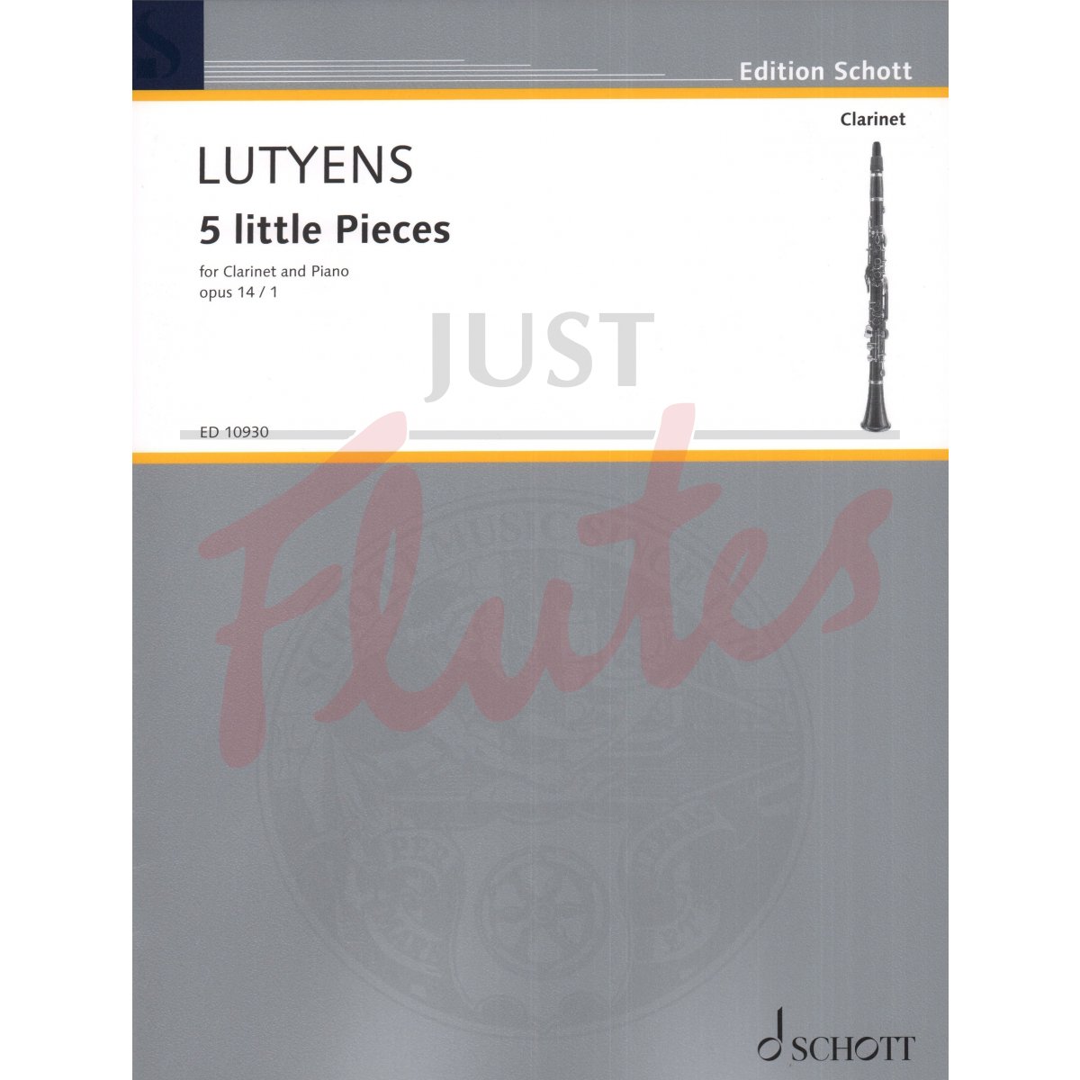 Five Little Pieces for Clarinet and Piano
