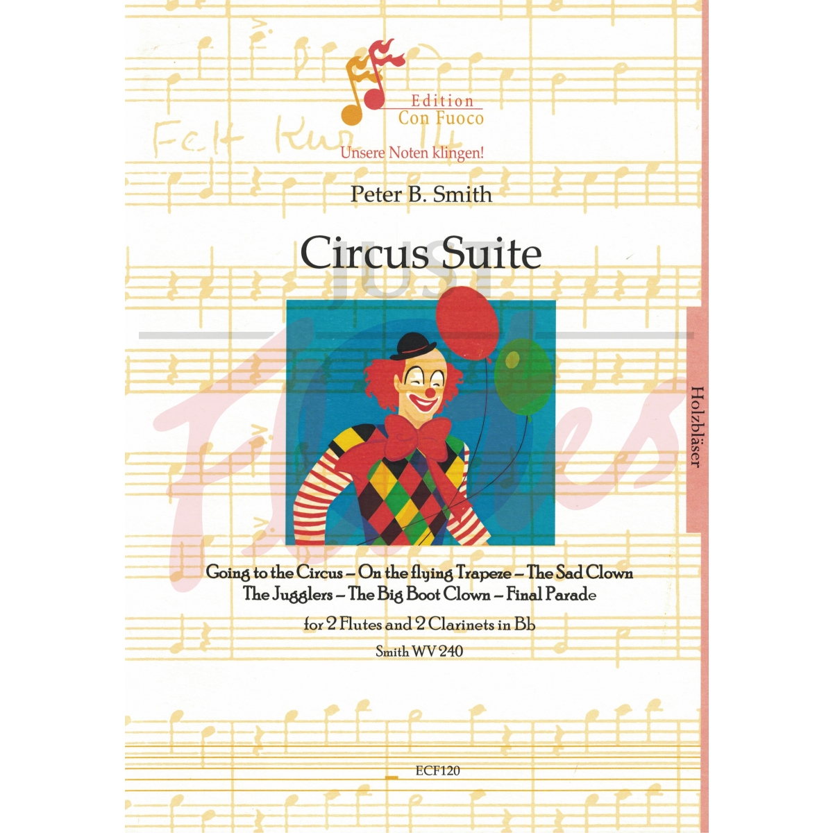 Circus Suite for 2 Flutes and 2 Clarinets