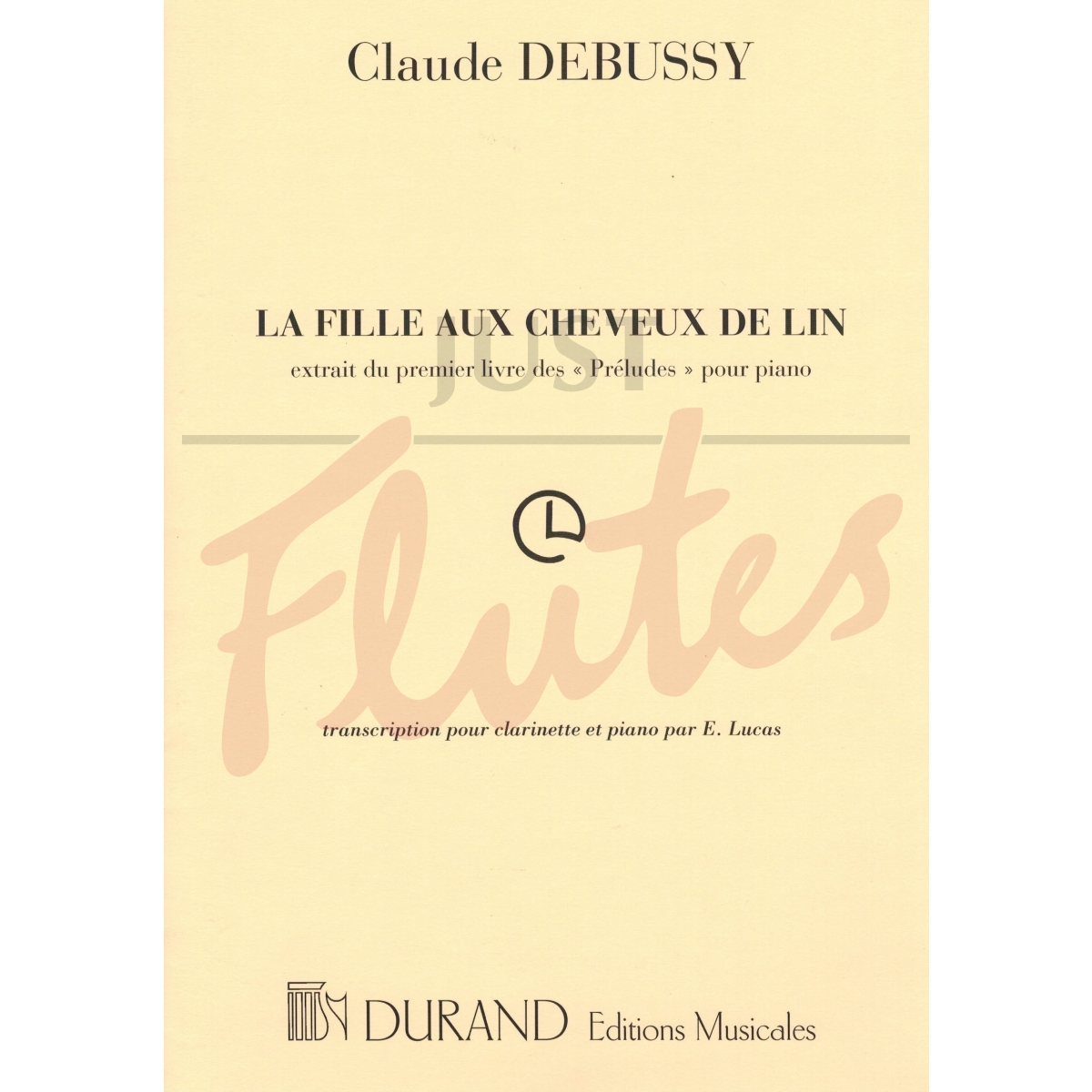 La Fille aux Cheveaux de lin [Clarinet and Piano]