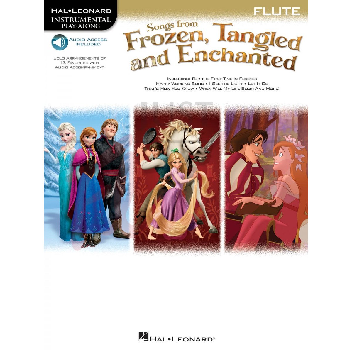 Songs from Frozen, Tangled and Enchanted Play-Along for Flute