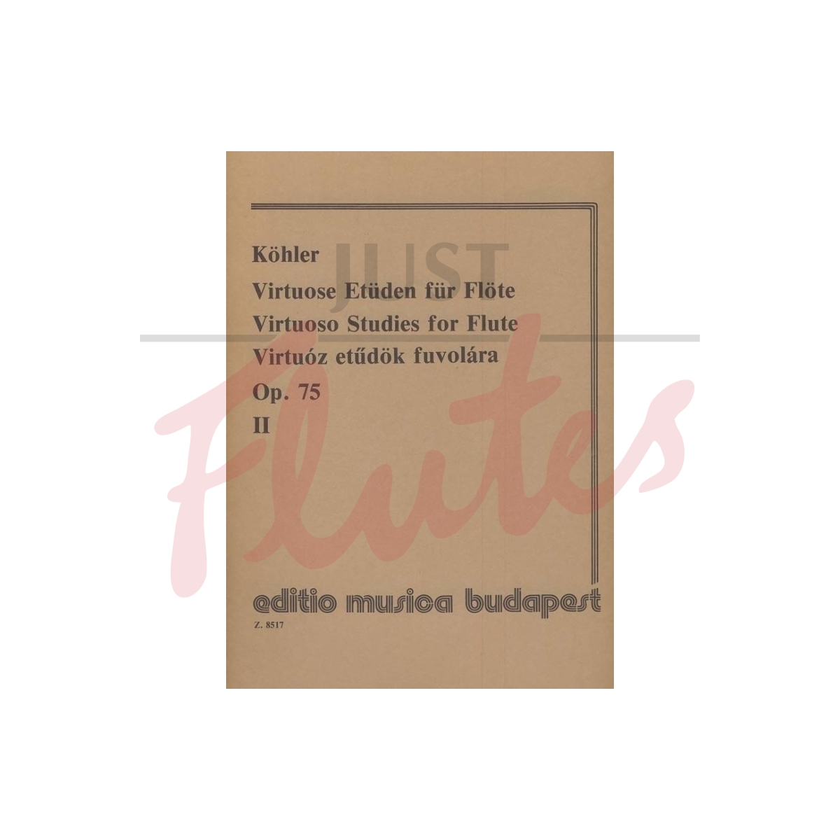 Virtuoso Studies for Flute, Op. 75 Vol. 2