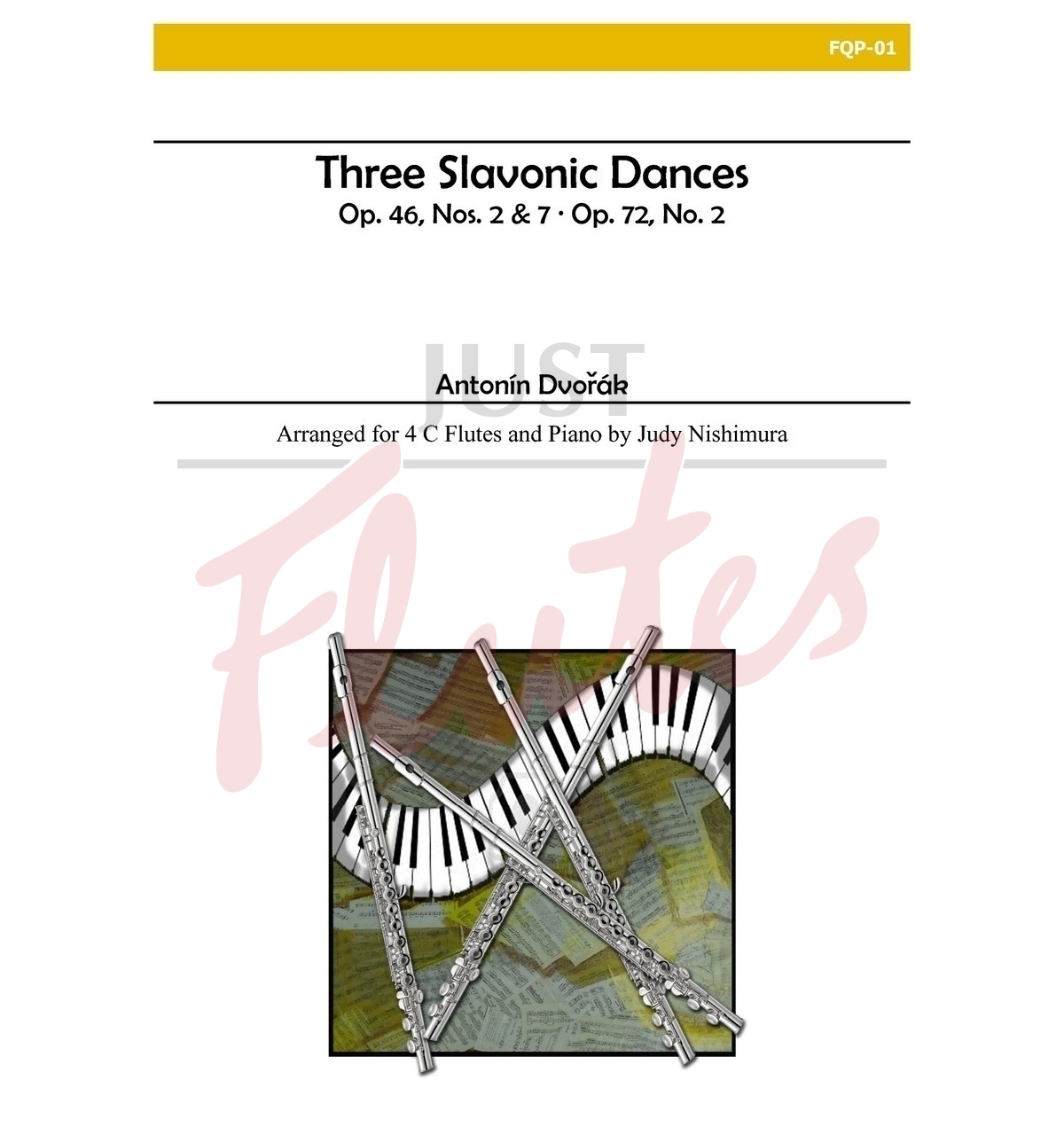 Three Slavonic Dances for Four Flutes and Piano