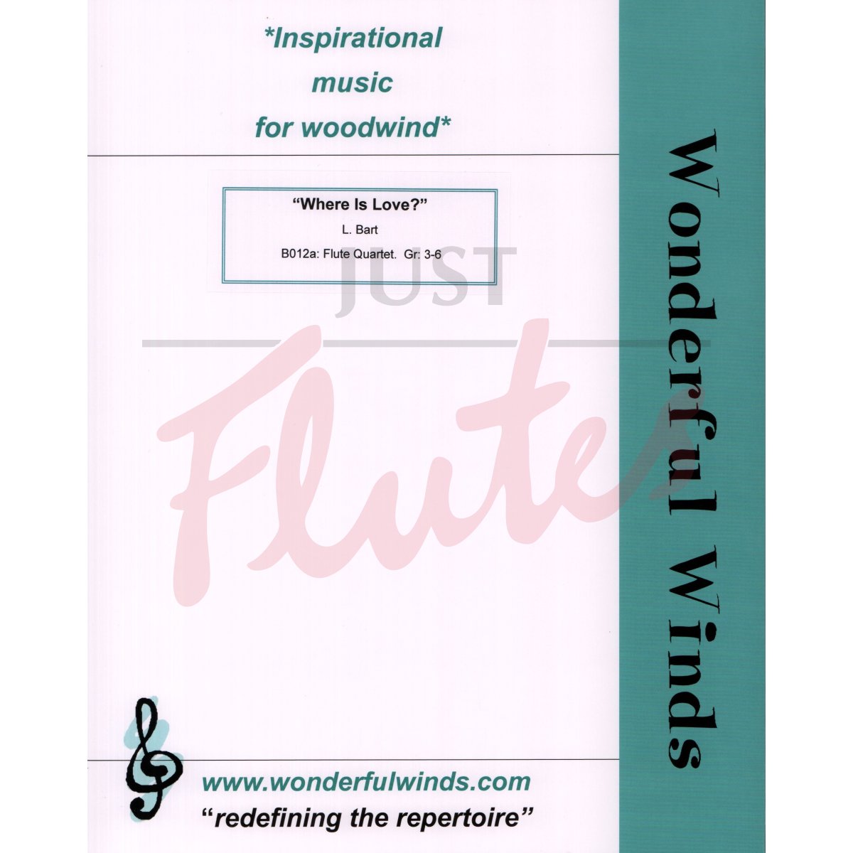 Where is Love? for Four Flutes
