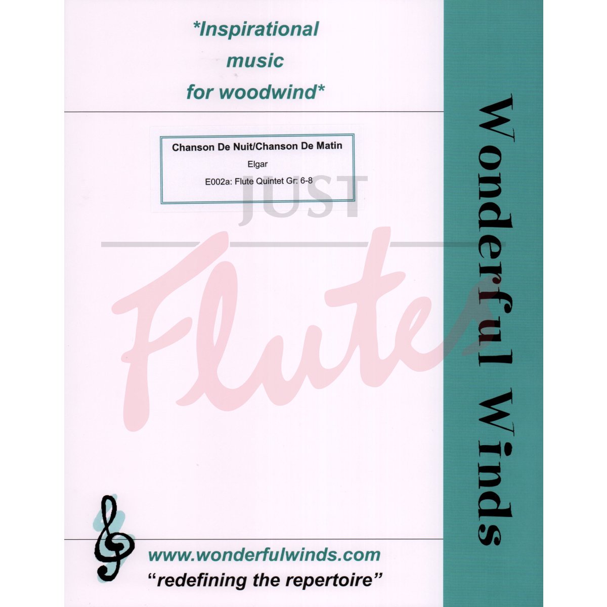 Chanson de Nuit &amp; Chanson de Matin for Mixed Flute Quintet