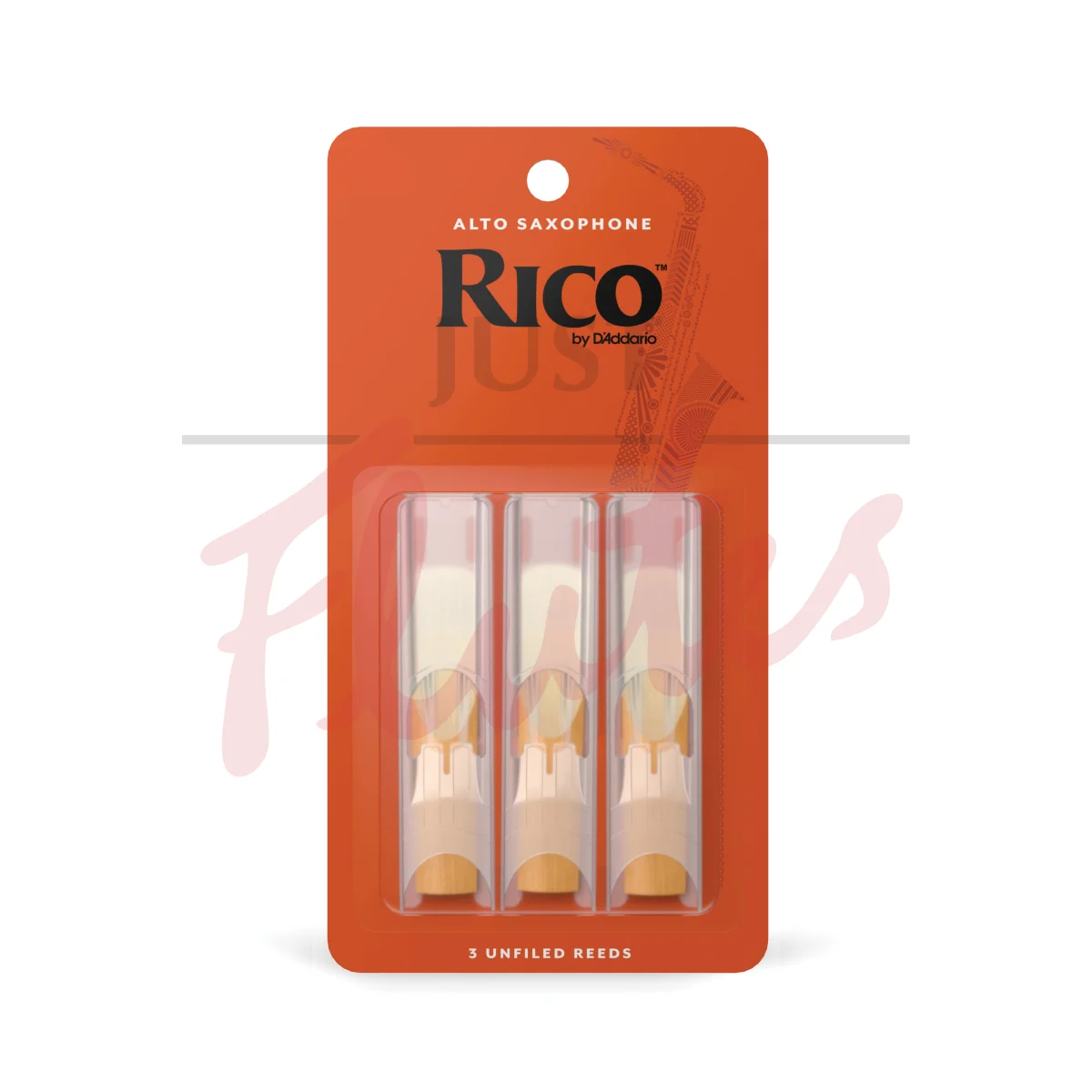 Rico by D'Addario RJA0330 Alto Saxophone Reeds, Strength 3, Pack of 3