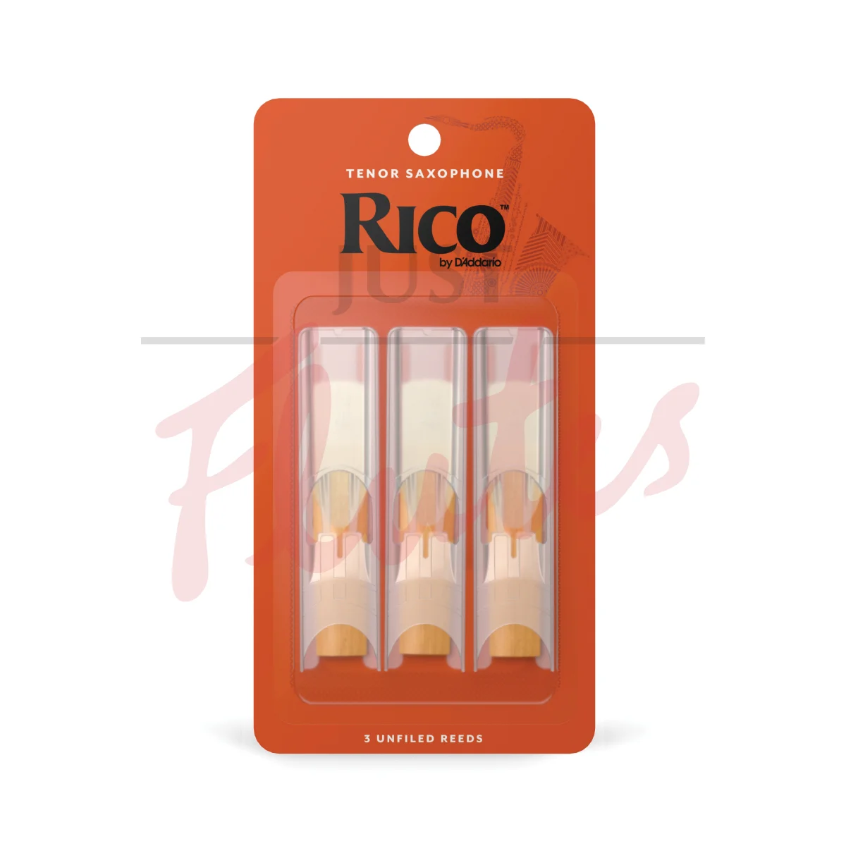 Rico by D'Addario RKA0320 Tenor Saxophone Reeds, Strength 2, Pack of 3