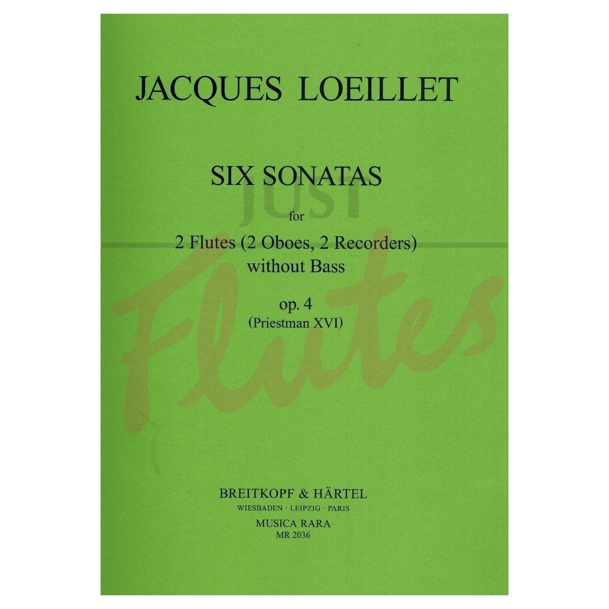 Six Sonatas (Priestman XVI)