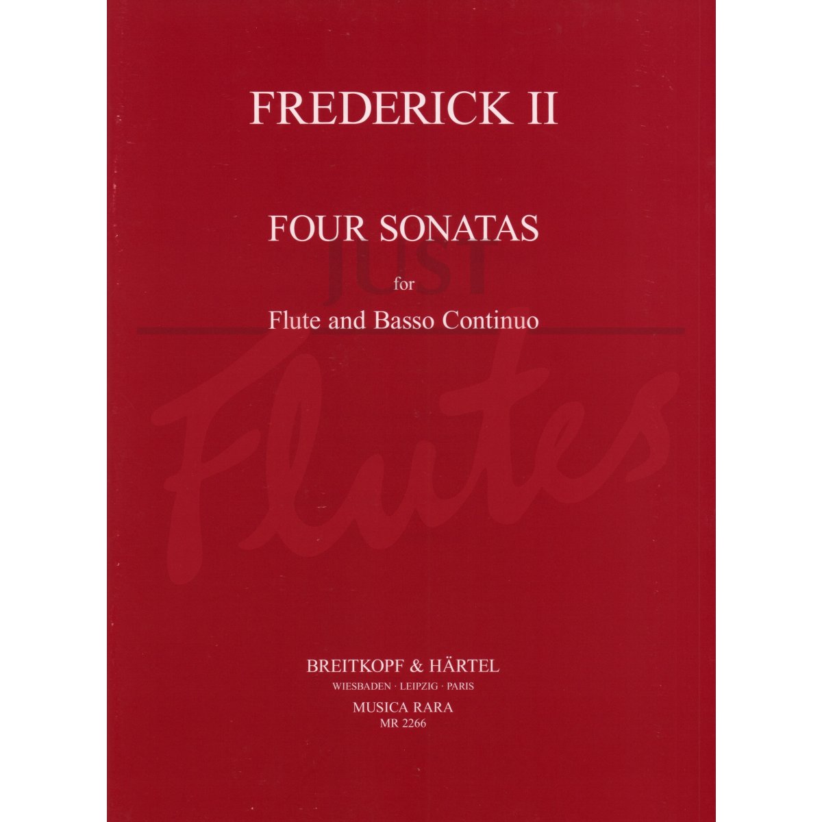 Four Sonatas for Flute and Basso Continuo