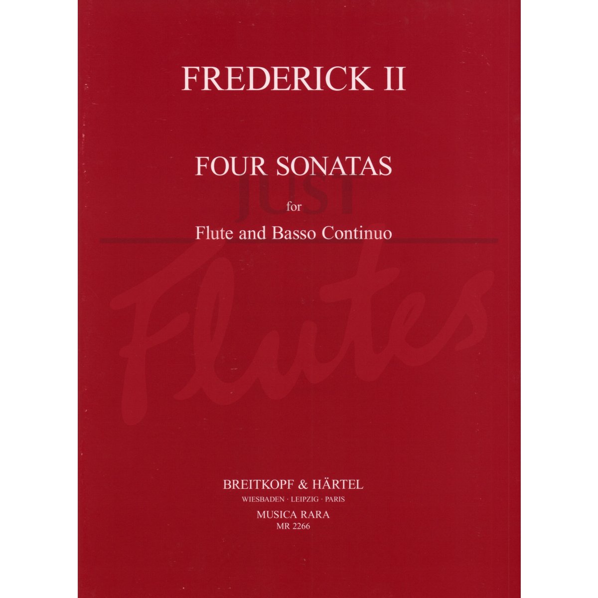 Four Sonatas for Flute and Basso Continuo