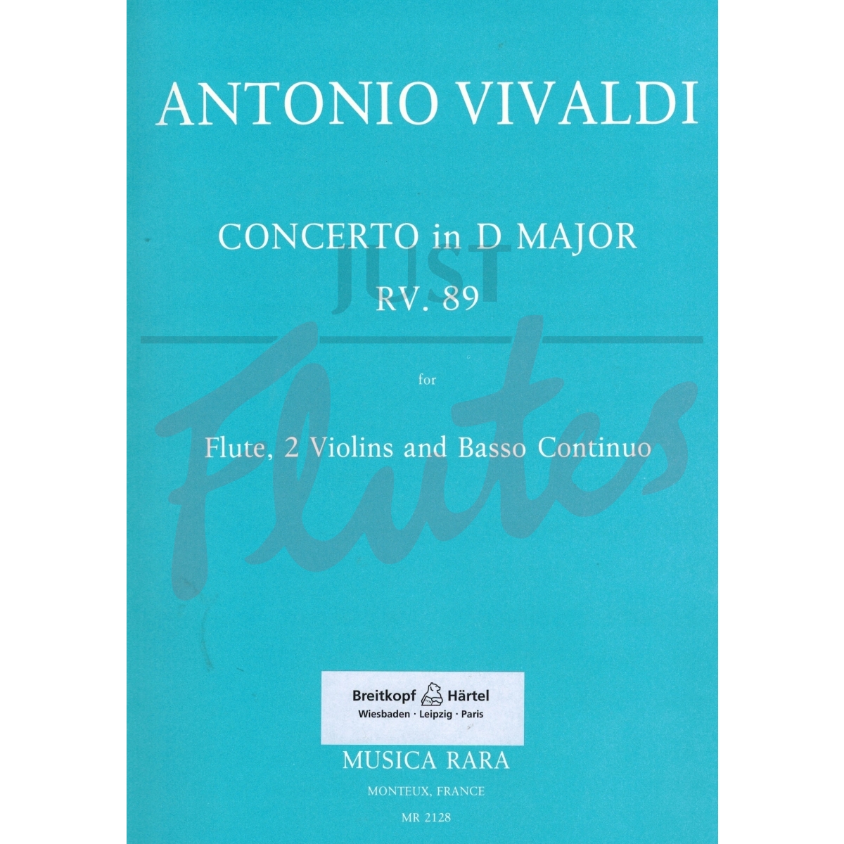 Concerto in D major (Flute, 2 violins &amp; basso)