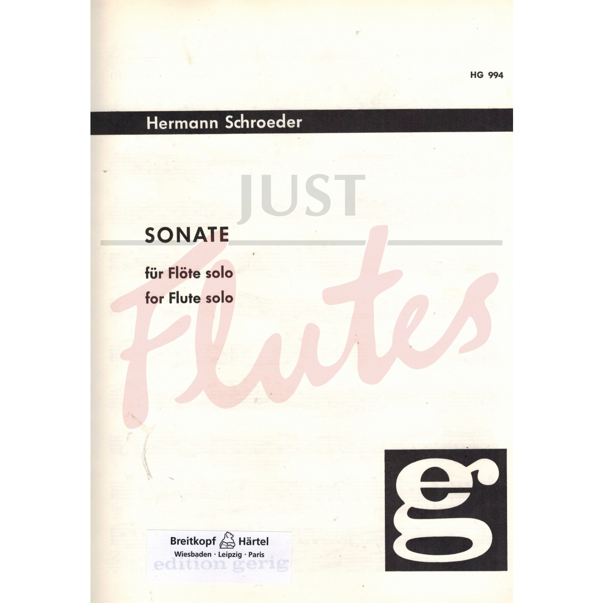 Sonata for Flute Solo