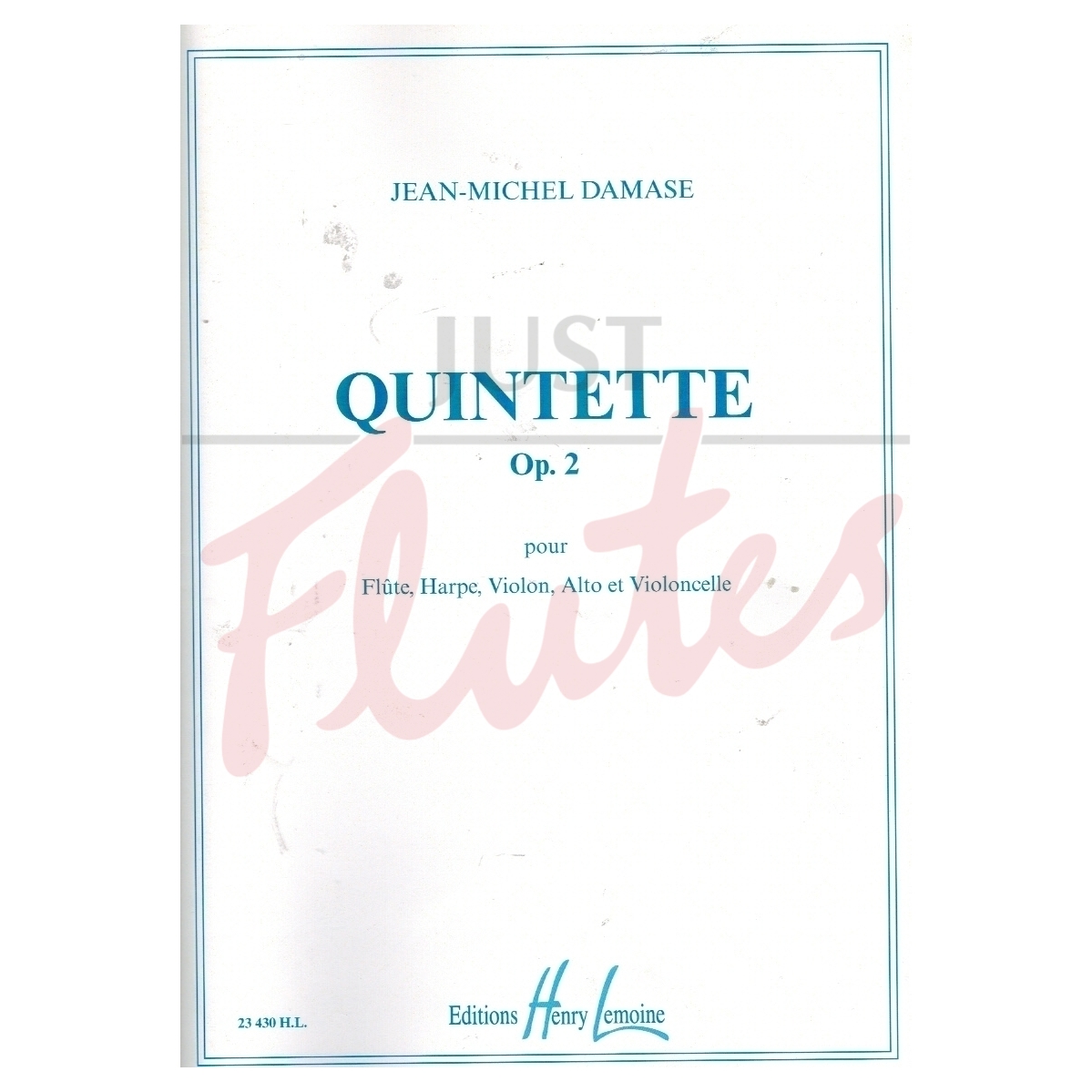Quintet for Flute, Harp and String Trio