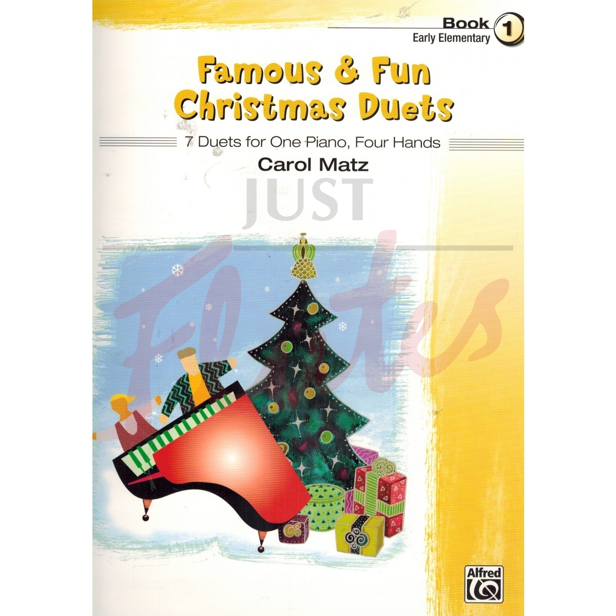Famous &amp; Fun Christmas Duets Book 1 [Piano Duet]