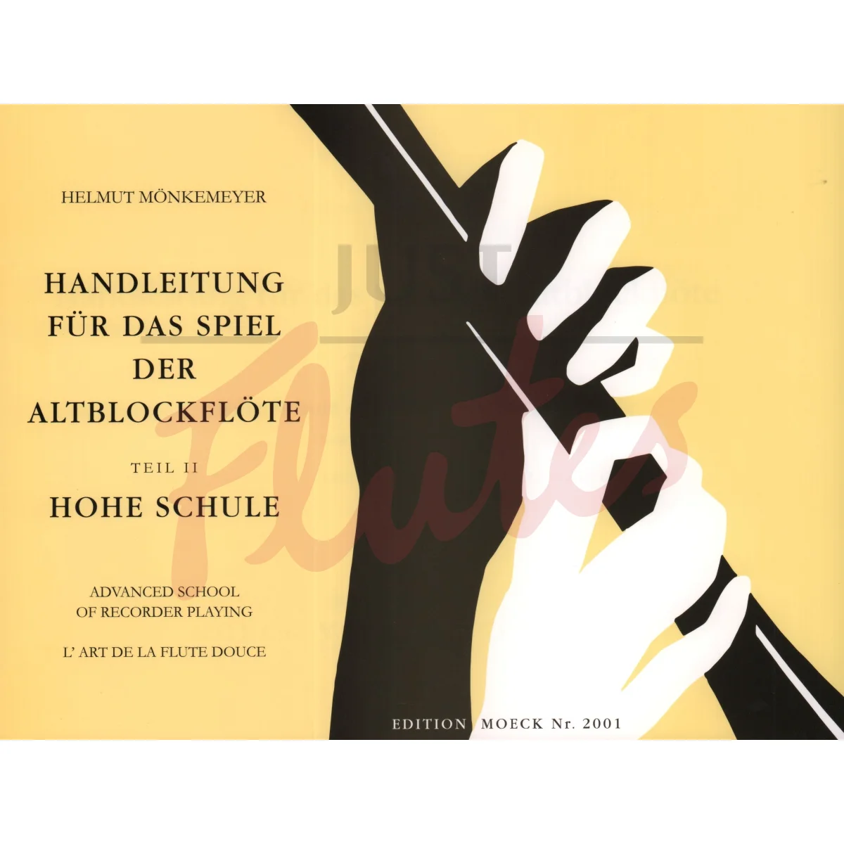 Handleitung fur das Spiel der Alt-Blockflote