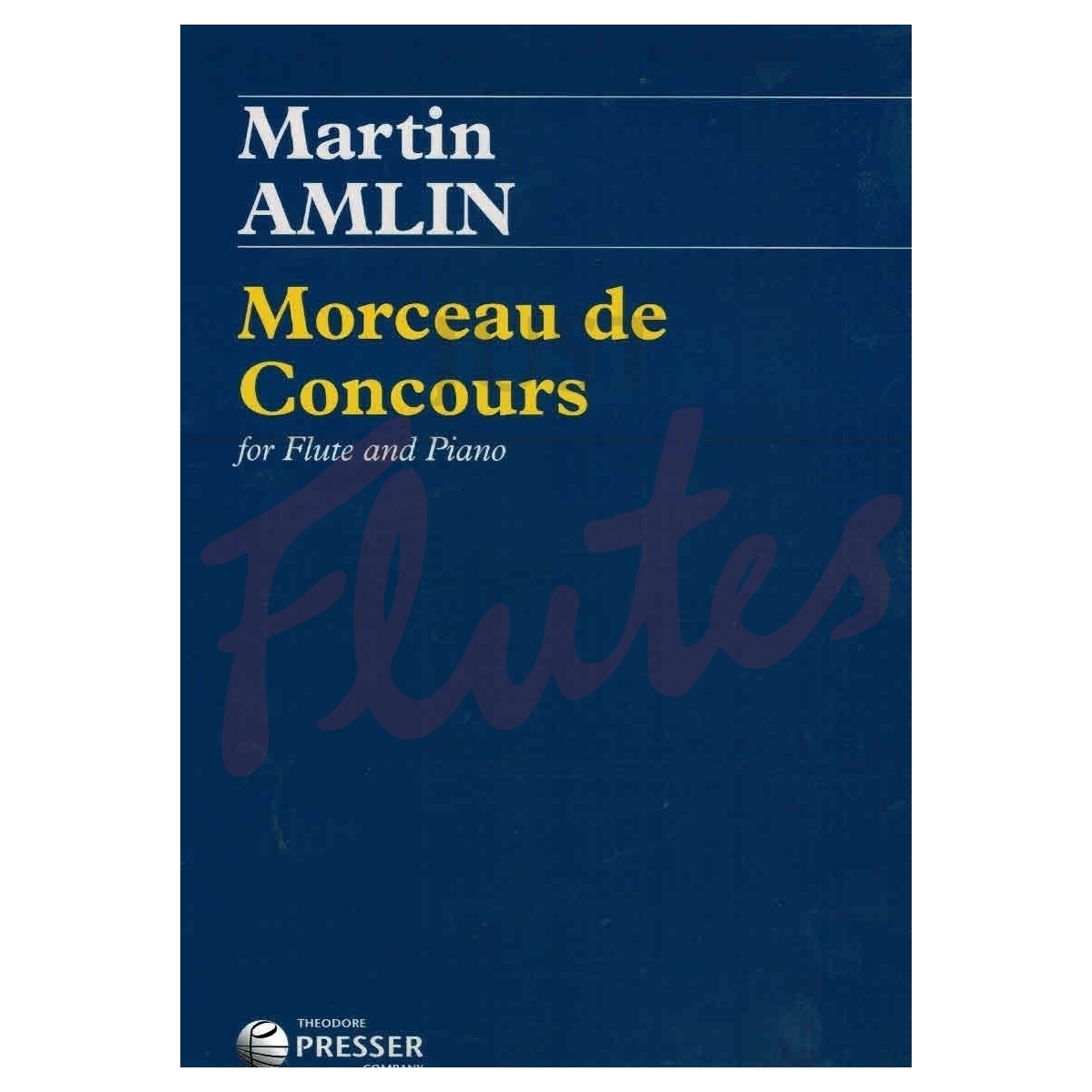 Morceau de Concours for Flute and Piano