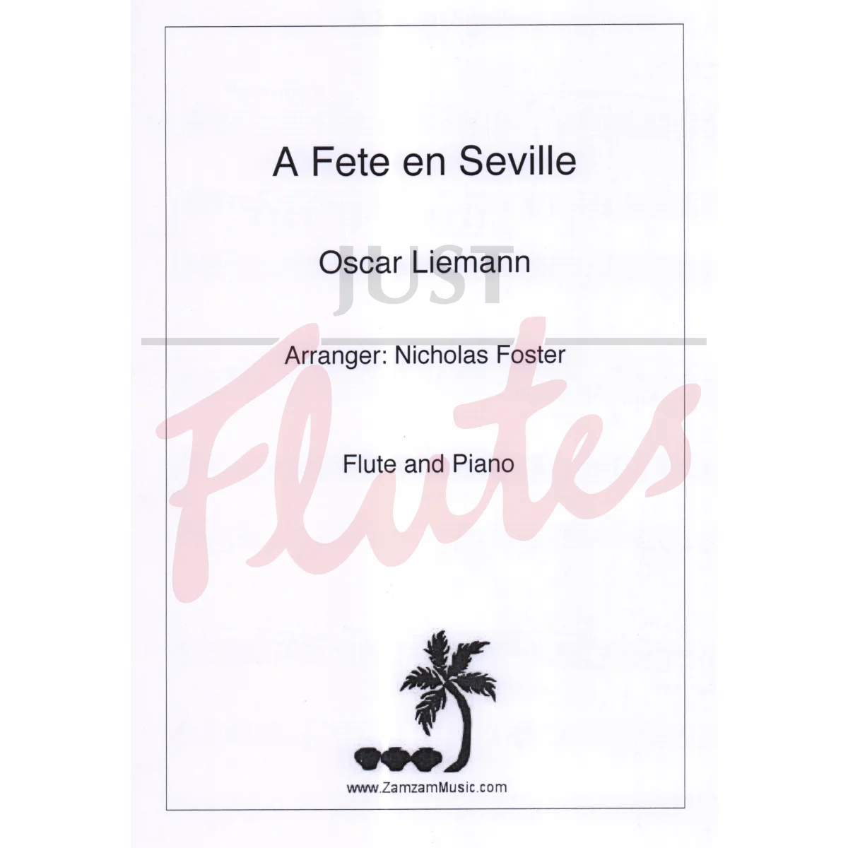 A Fete en Seville No 12 for Flute and Piano