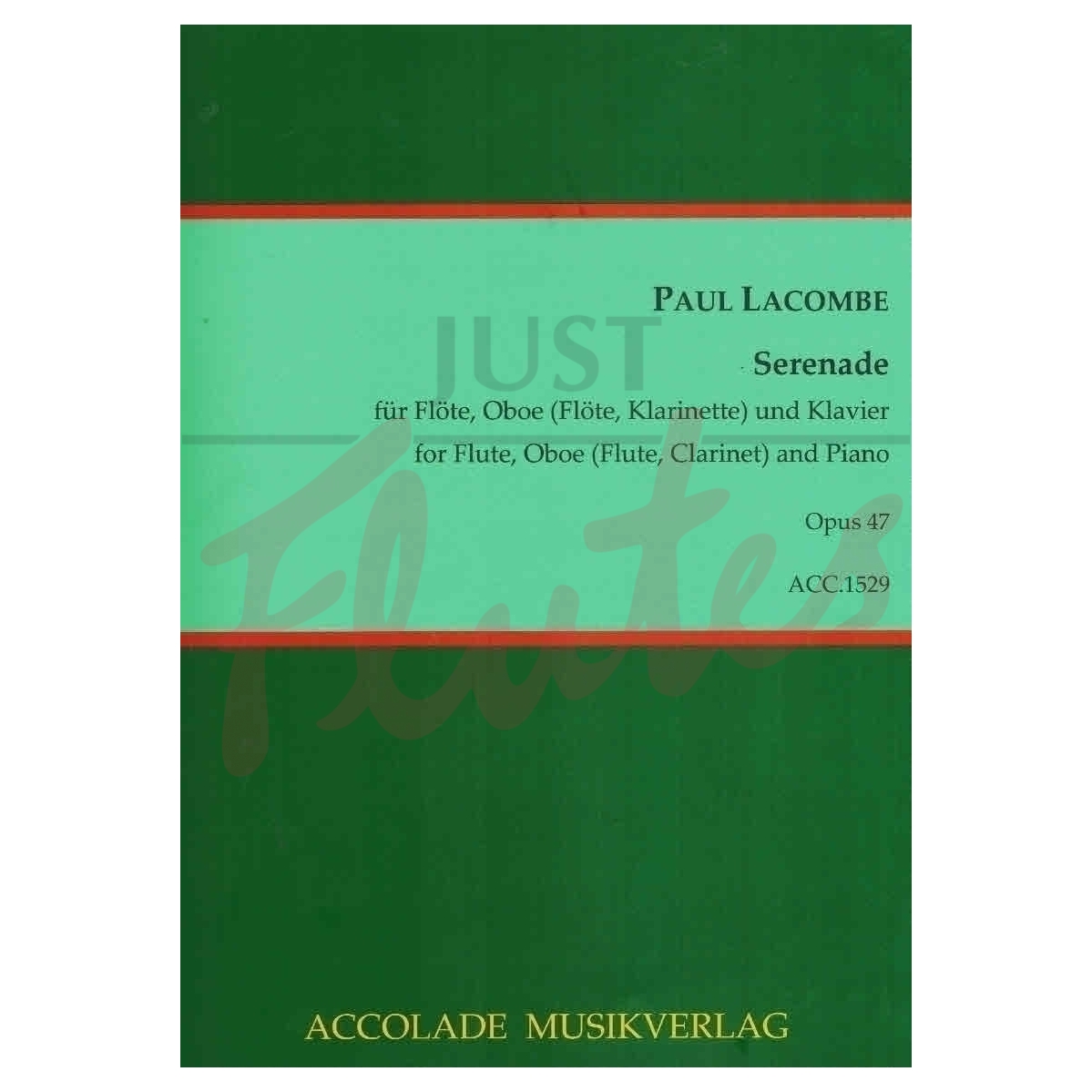 Serenade for Flute, Oboe/Clarinet and Piano