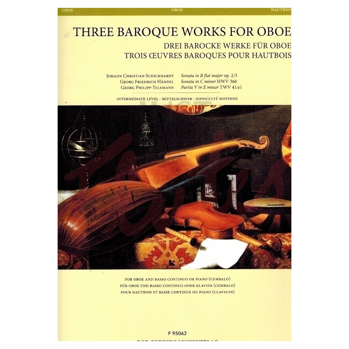 Three Baroque Works for Oboe