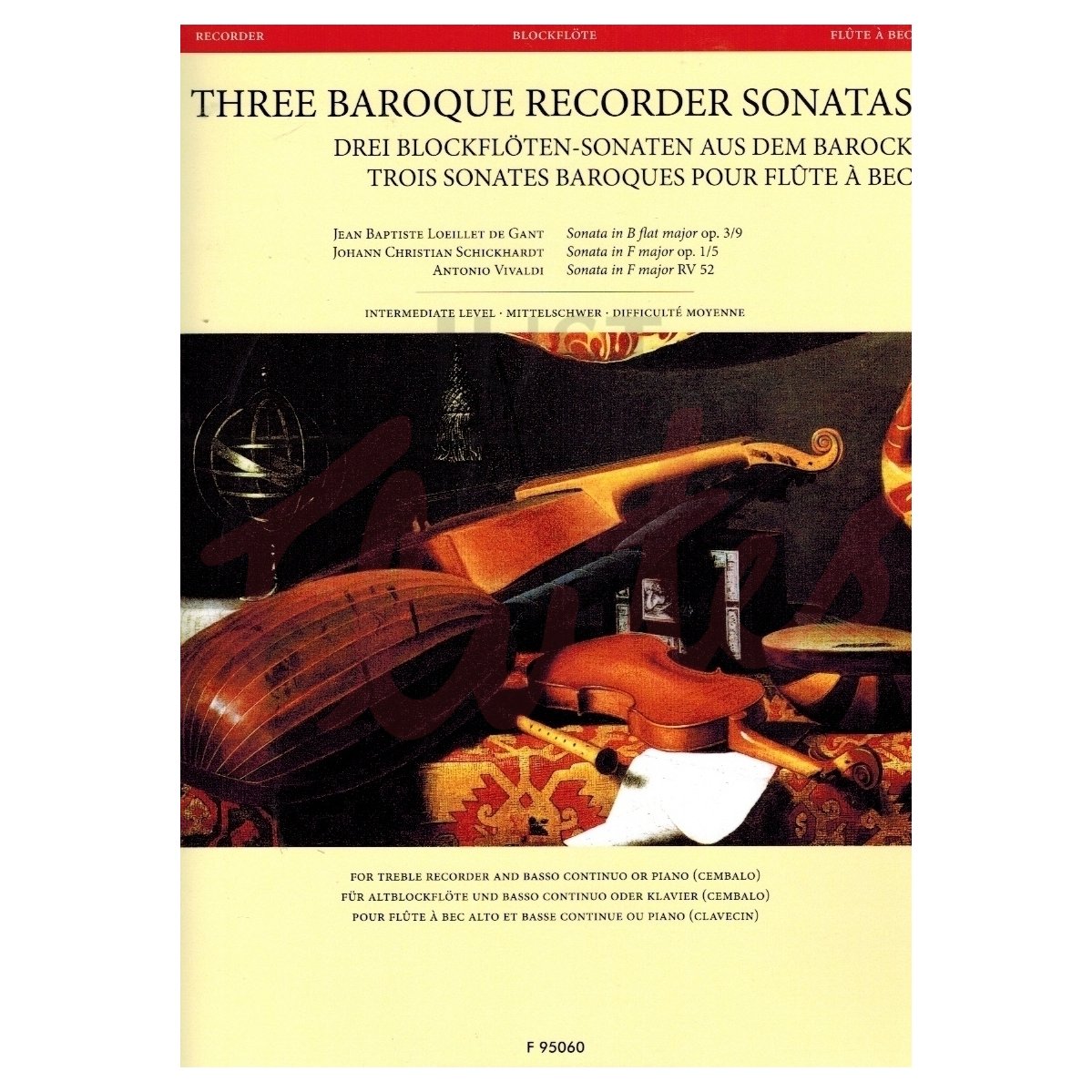 Three Baroque Recorder Sonatas