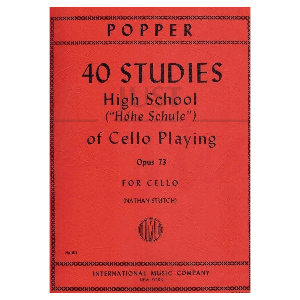 40 Studies - High School of Cello Playing