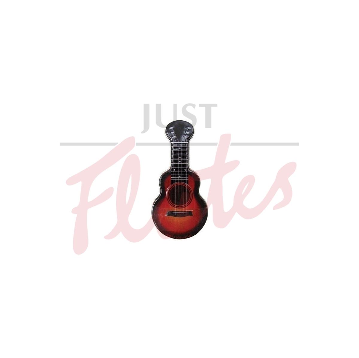 Sugarfree Mints in Acoustic Guitar Shaped Tin
