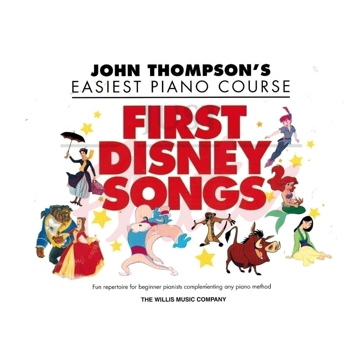 John Thompson's Easiest Piano Course - First Disney Songs