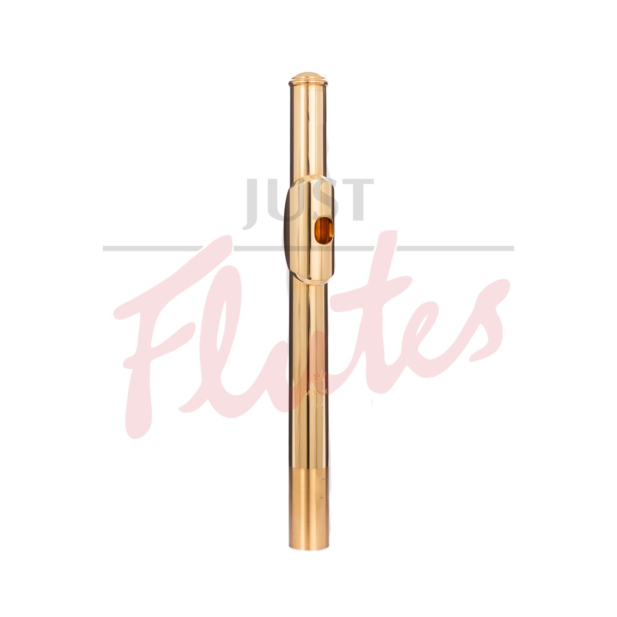 Mancke 14k Rose Flute Headjoint, 14K Rose Crown