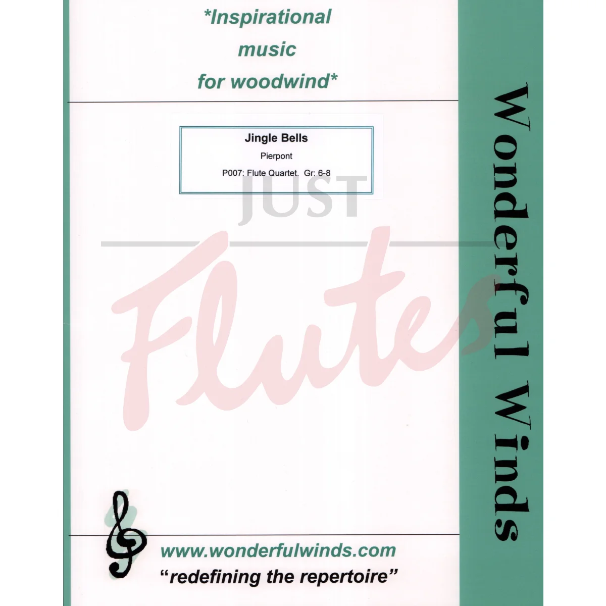 Jingle Bells for Mixed Flute Quartet