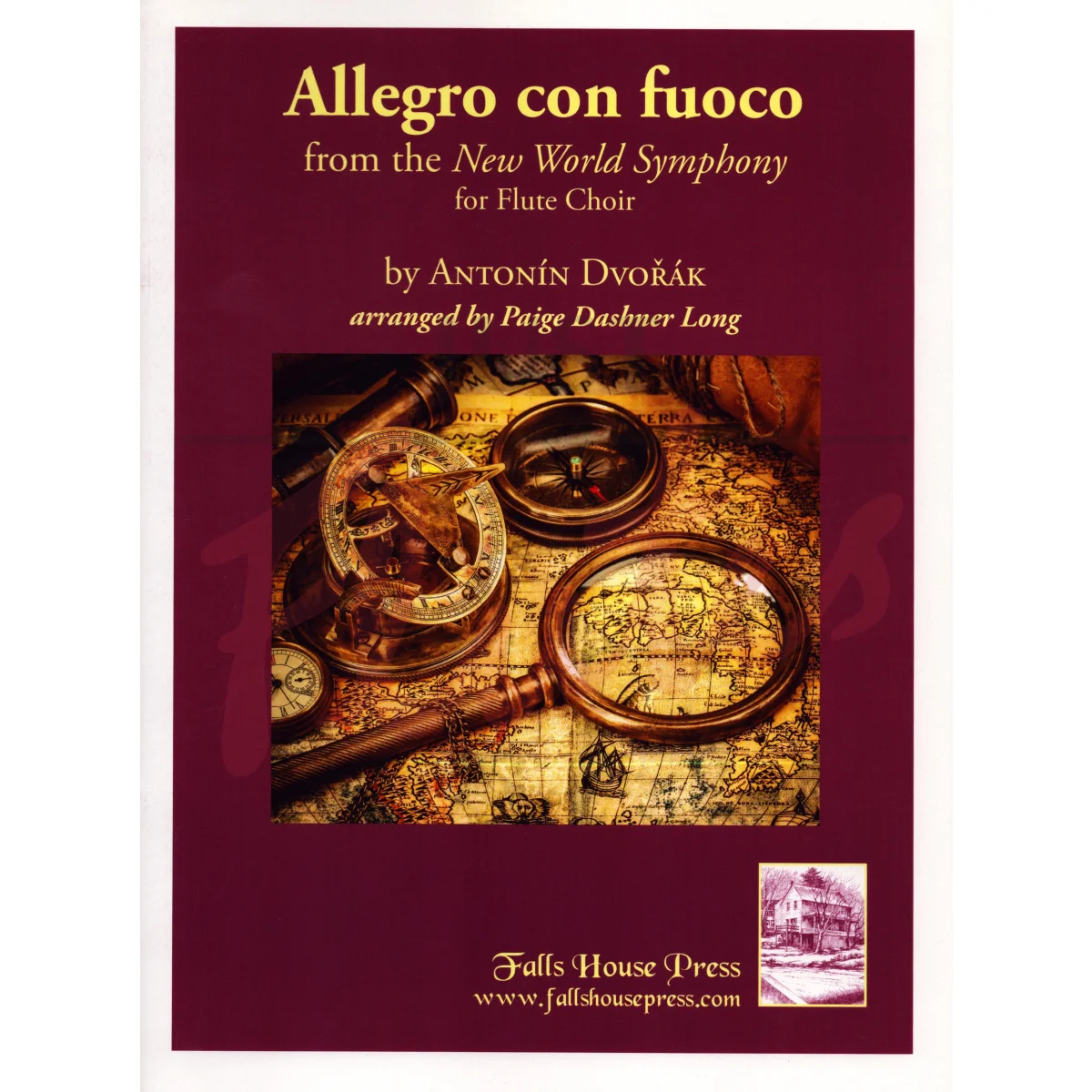 Allegro con Fuoco from New World Symphony for Flute Choir