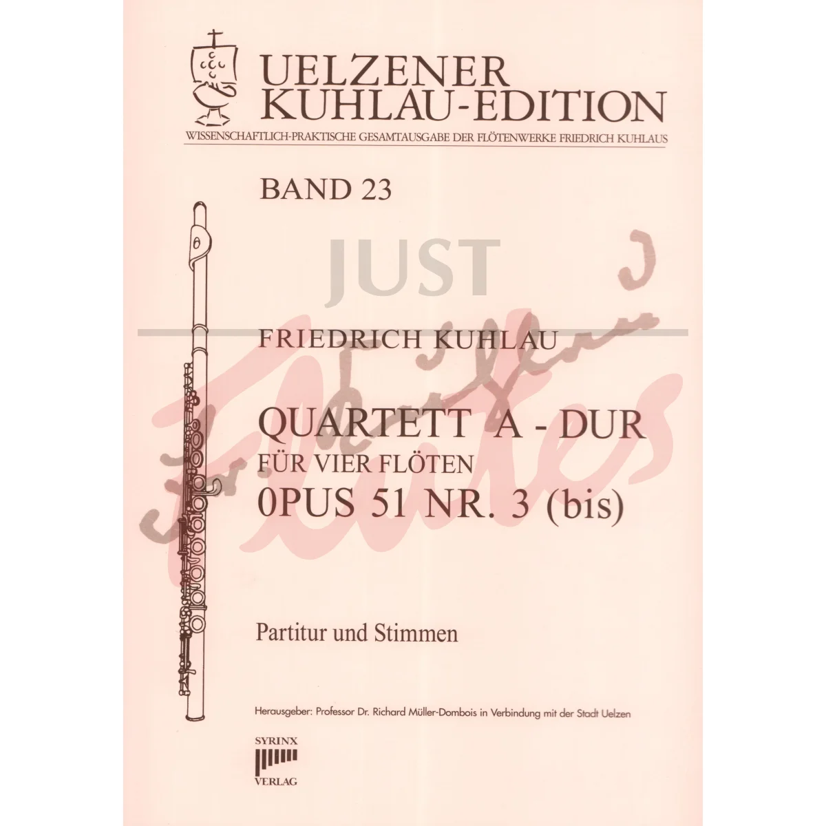 Quartet in A major for Four Flutes