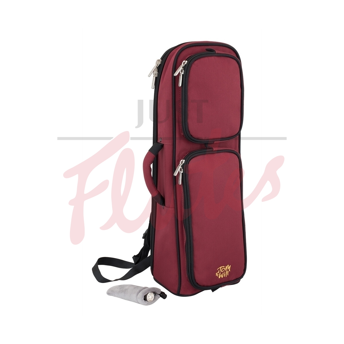 tom and will 26TP-359 Trumpet Gig Bag, Burgundy with Black Trim