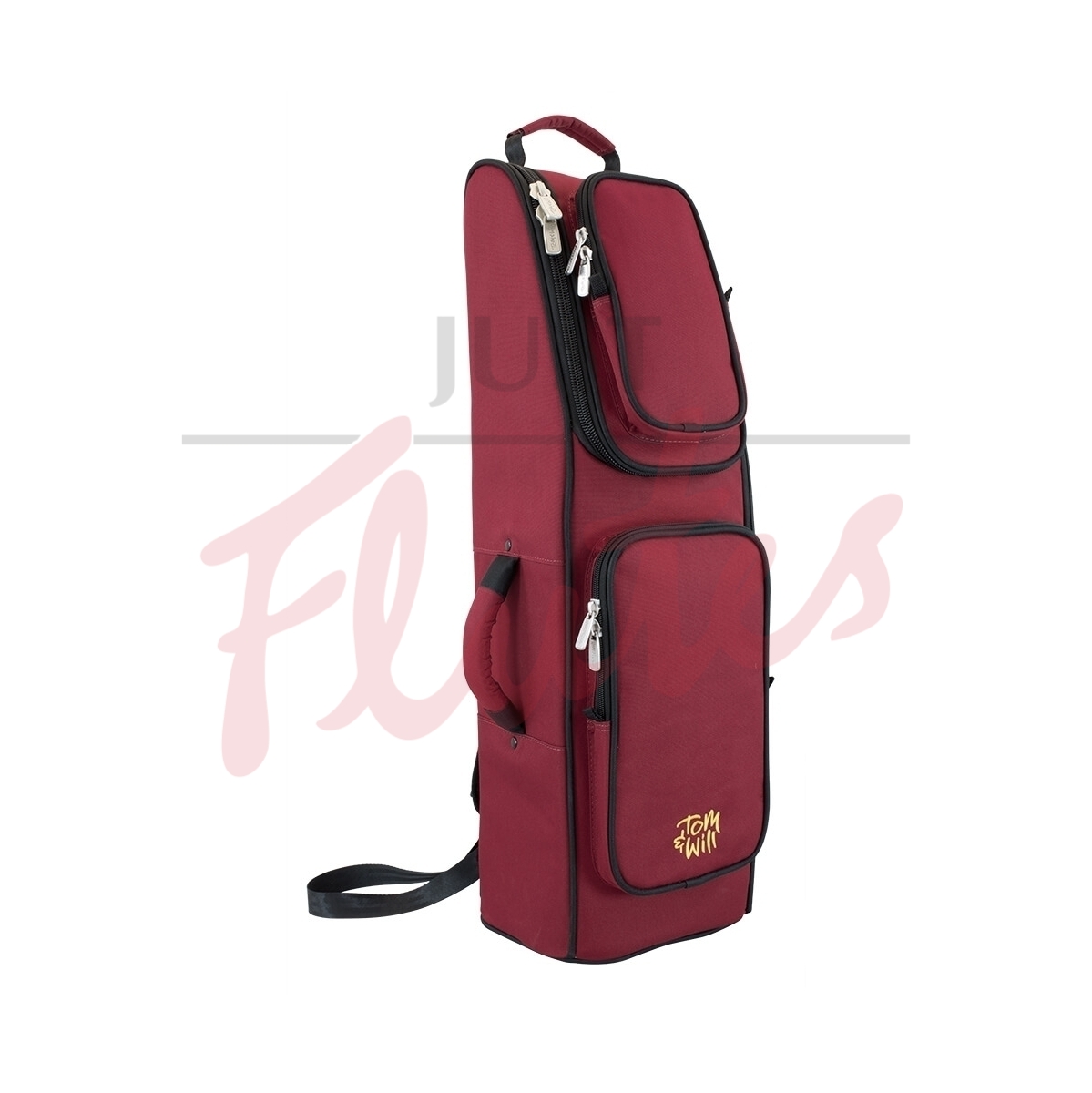 tom and will 36BA-359 Bassoon Gig Bag, Burgundy with Black Trim