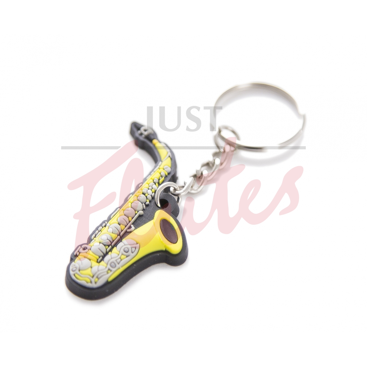 Rubber Alto Saxophone Keyring