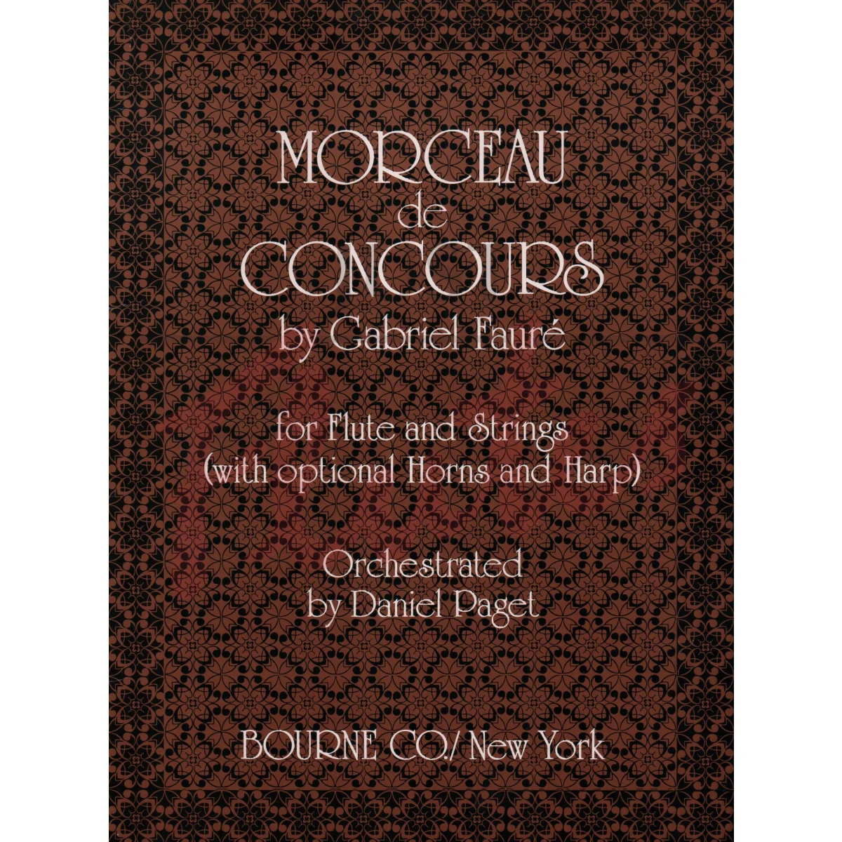 Morceau de Concours for Flute and String Quartet