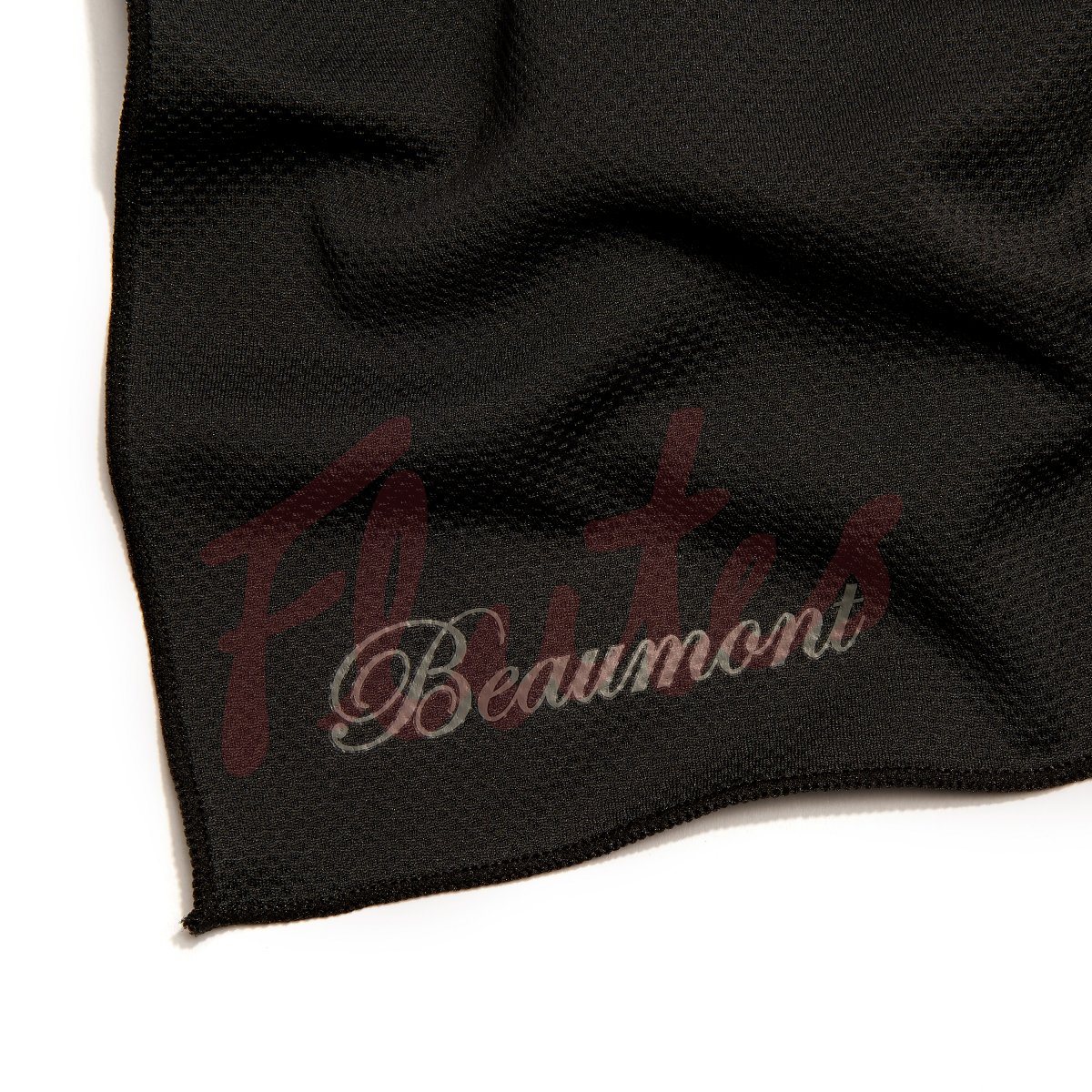 Beaumont Bamboo Charcoal Flute Cleaning Gauze, Concert Noir Design