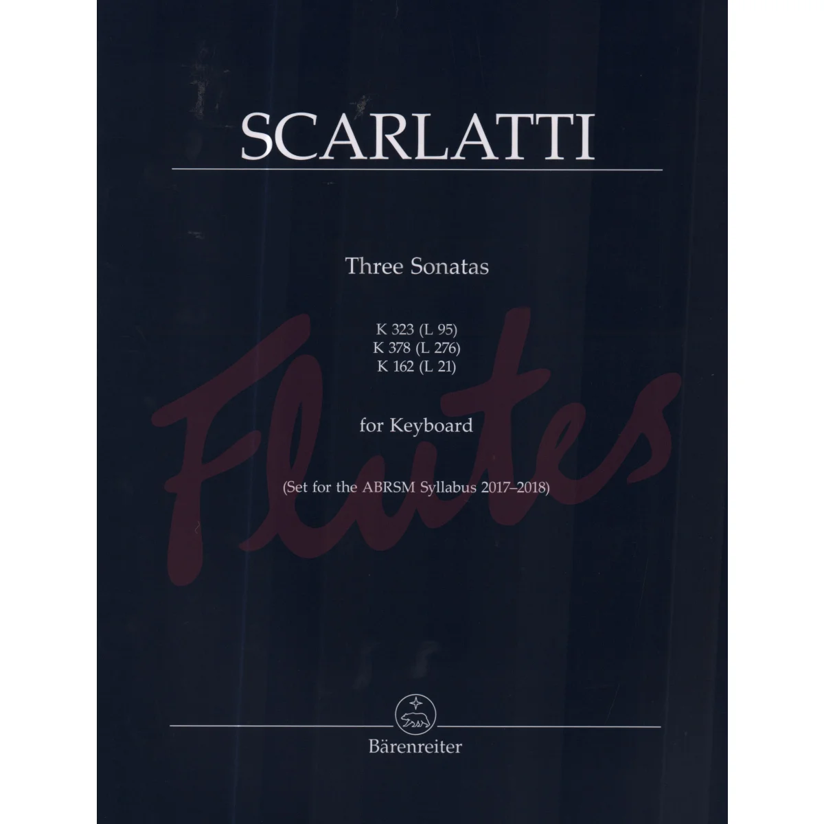 Three Sonatas for Piano