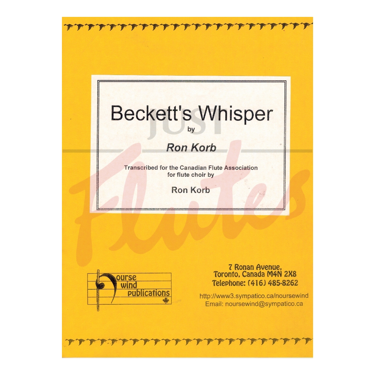 Beckett's Whisper for Flute Choir