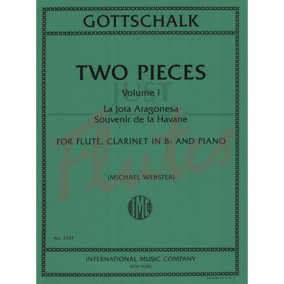 Two Pieces Volume 1 for Flute, Clarinet and Piano