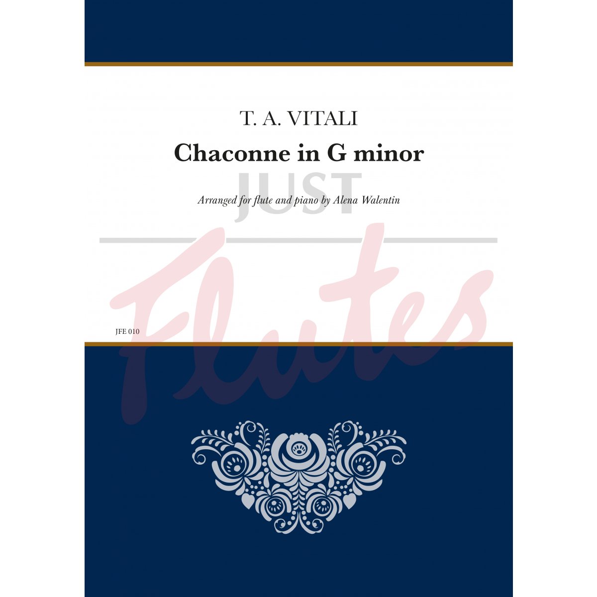 Chaconne in G minor arranged for Flute and Piano