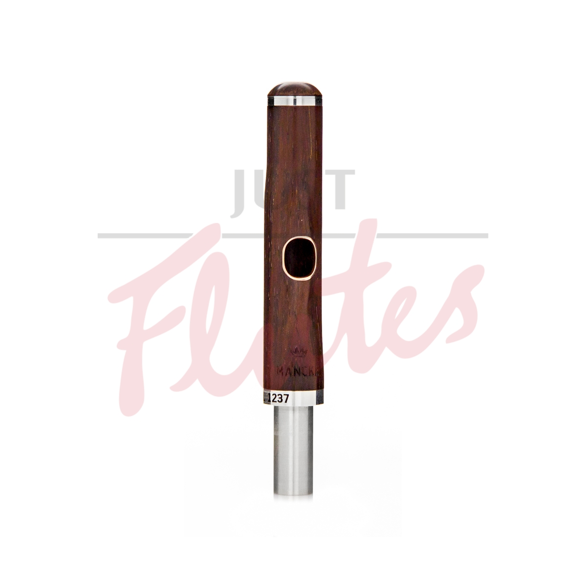 Mancke Rosewood Wave Crest Piccolo Headjoint with 14k Rose Riser
