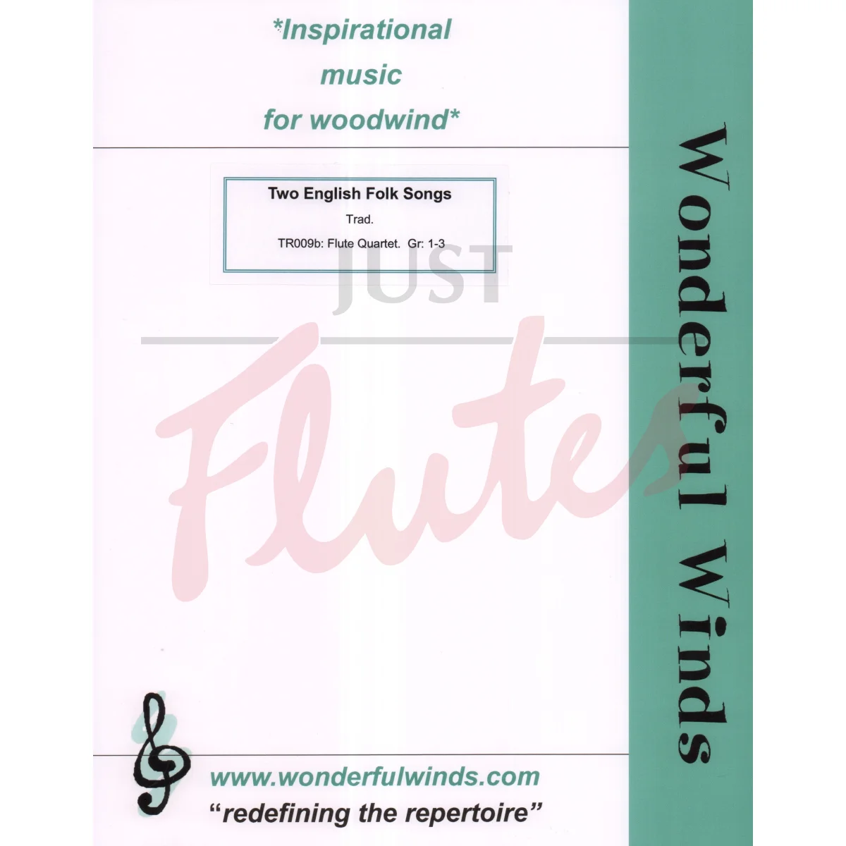 Two English Folk Songs for Flute Quartet