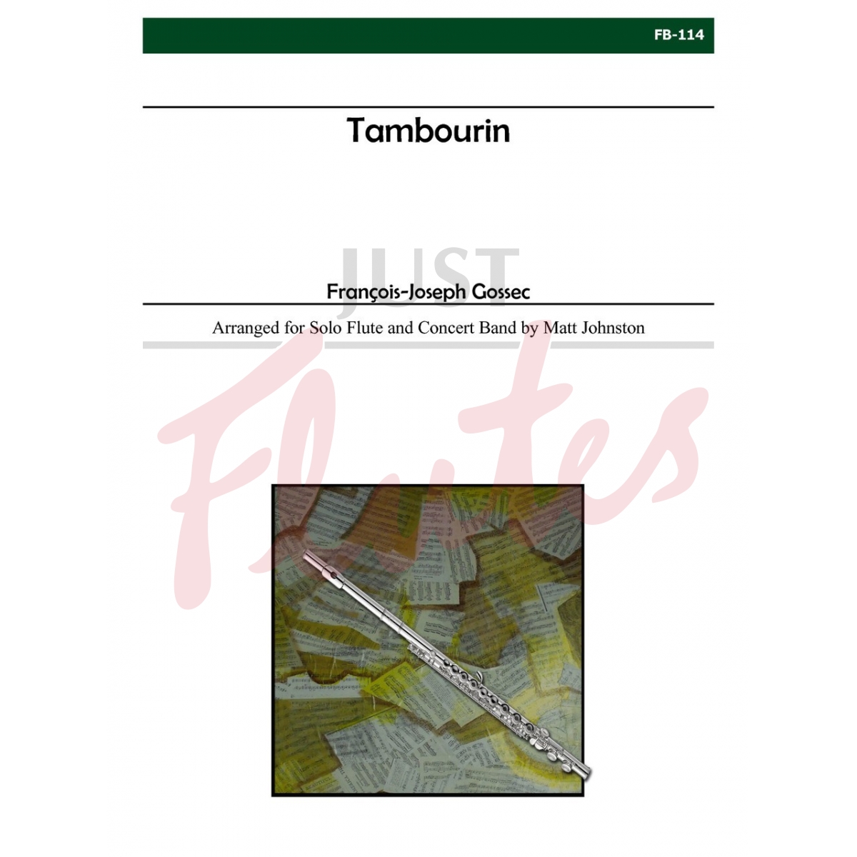 Tambourin for Flute and Concert Band