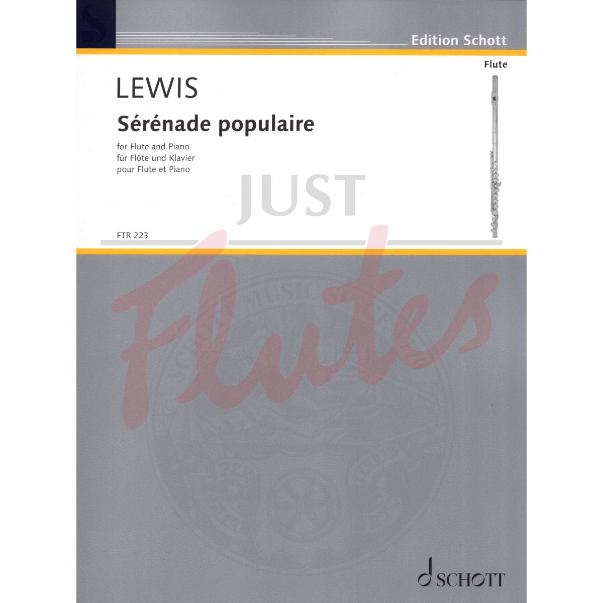 Sérénade Populaire for Flute and Piano