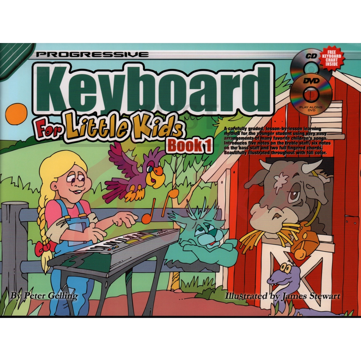 Progressive Keyboard Method for Little Kids Book 1