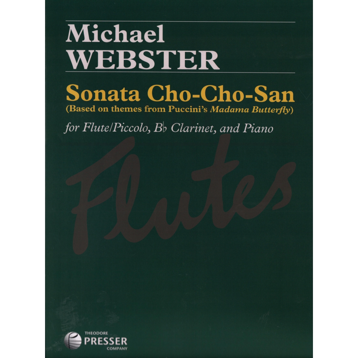 Sonata Cho-Cho-San for Flute Clarinet and Piano