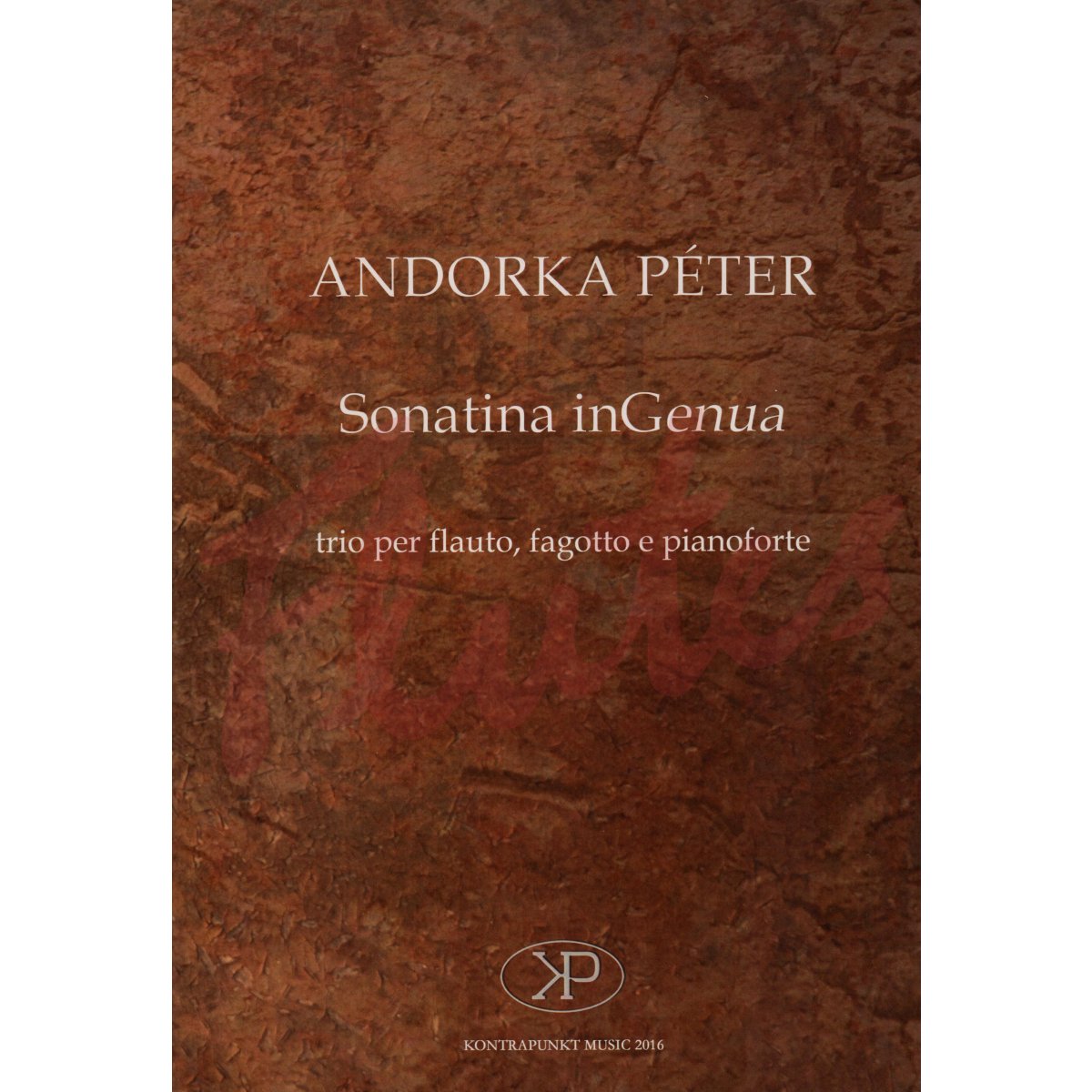 Sonatina inGenua for Flute, Bassoon and Piano